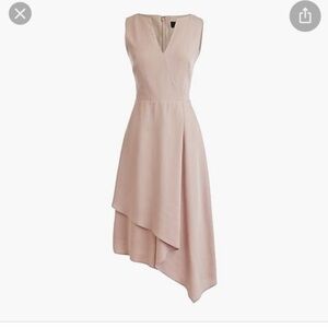 J. Crew 365 Asymmetrical Dress in Cream